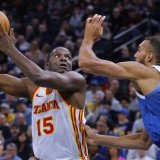 Capela (à gauche) s'est heurté à un Gobert (à droite) XXL KEYSTONE/AP/Bruce Kluckhohn